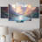 Desert Stream Beauty - Landscapes Canvas Print - 5 Panels
