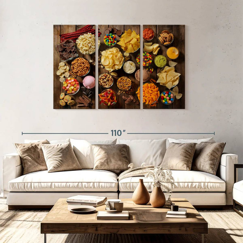 Yarlin Snacks Selection, 48" H x 74" W