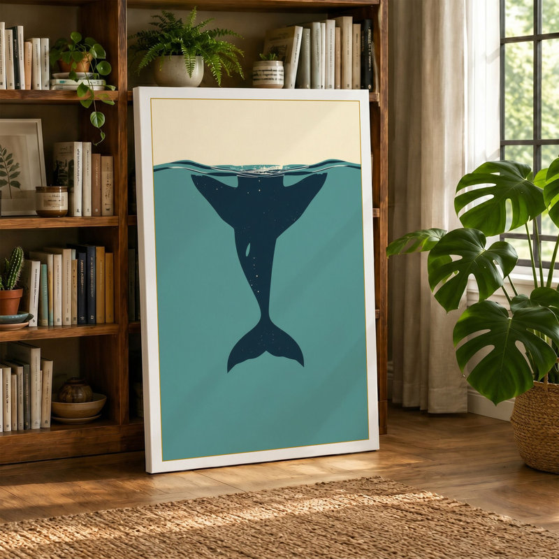 Print, 18x12 - 45.7 x 30.5 cm, Teal Border