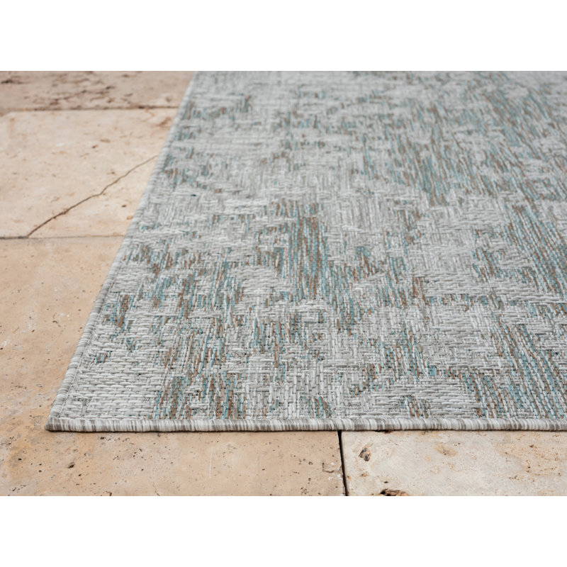 Abstract Indoor Rug, Rectangle 2' x 2'11"