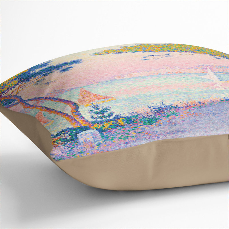 Square Cushion, 55cm H x 55cm W x 20cm D, Stone