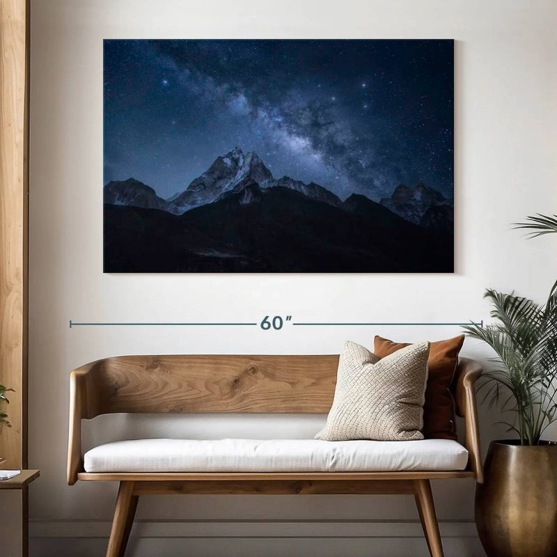 Alvord Starlit Ama Dablam Peaks, H 34 po x l 51 po