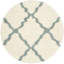 Tapis ivoire / bleu clair Alonnah-350176150