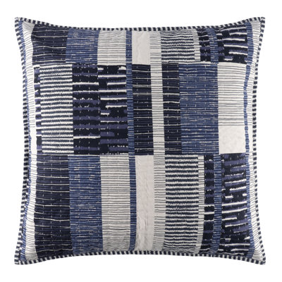 Fripp Blue Resist Coverlet Sham