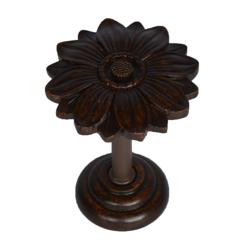 Retenue de rideau Mccane Bloom Medallion, Acajou