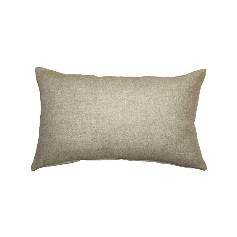 Tuscany Linen Throw Pillow, Natural