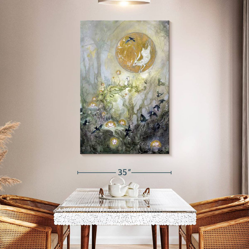Kelan Moongazing, 51" H x 34" W