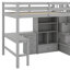 Lit mezzanine double avec bureau et tiroirs-1293054934