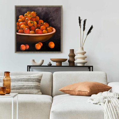 Bowl of Cherry Tomatoes Canvas | Modern Home Decor Art