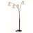 4-HEAD CRYSTAL INSPIRED ARCH FLOOR LAMP