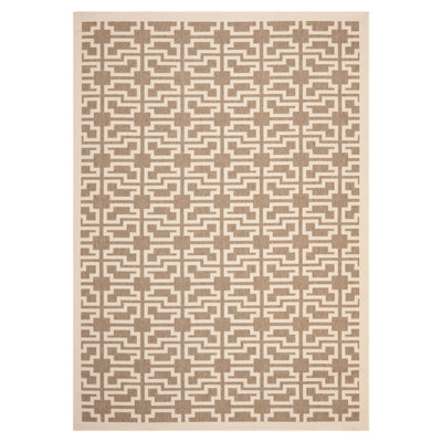 Tapis intérieur / extérieur moka / beige Arneshia