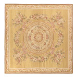 European Hand Knotted Wool Floral Area Rug