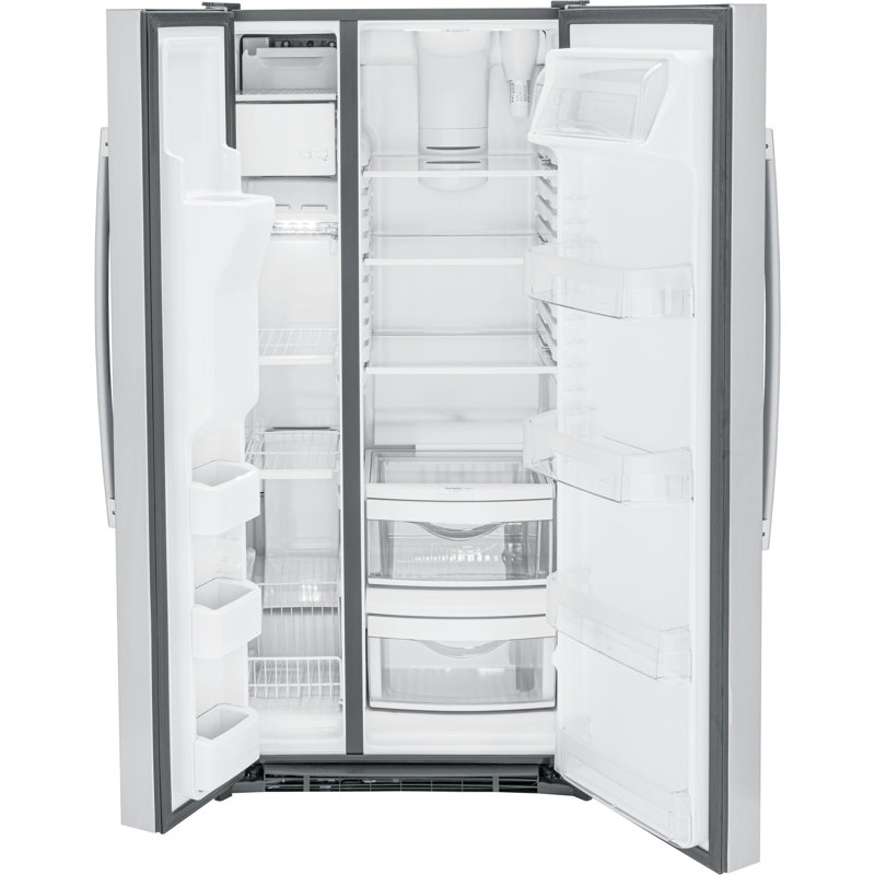 33" Side By Side 23 cu. ft. Refrigerator, Silver