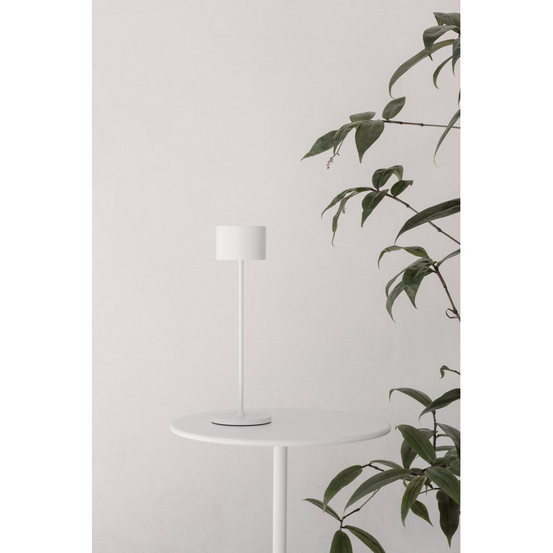 Stay Aluminum Side Table, White, 17.7" H x 15.8" W x 15.8" D