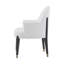 Chaise avec accoudoirs en tissu Luna-112220009
