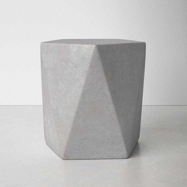 Gigi Concrete Accent Stool | AllModern