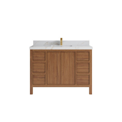 Teck Elizabeth X P 22 po De salle de bain Marbre de Carrare
