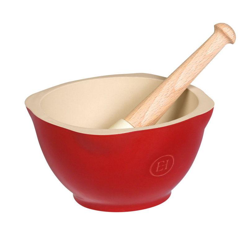 Burgundy Mortar And Pestle