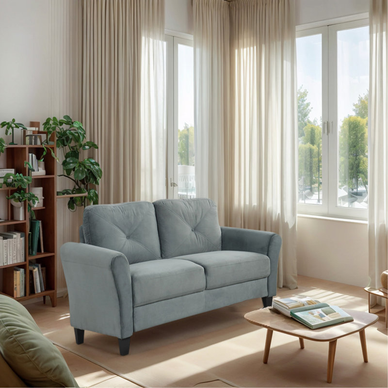 Canapés et canapés modulaires confortables pour le salon, la chambre, le bureau, les petits espaces, Gris