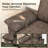 Deep Seat Sofa Chair With Throw Pillow-669854748