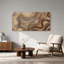 Art mural sur toile brun et beige-1090465773