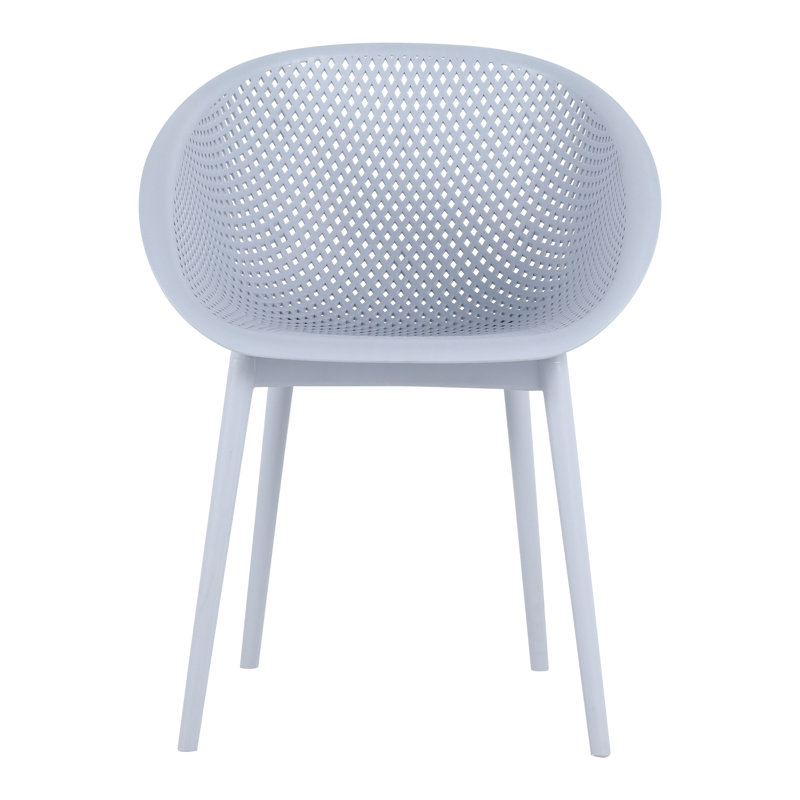Ensemble de 2 chaises longues bleues en polypropylène de haute qualité pour l'intérieur et l'extérieur, peu importe la météo. Utilisation. . Aucun entretien, nettoyer les dégâts. Assemblage de 90 secondes avec guide visuel. Contour ergonomique