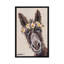 «Donkey with Flower Crown», impression sur toile-72119145-72119146