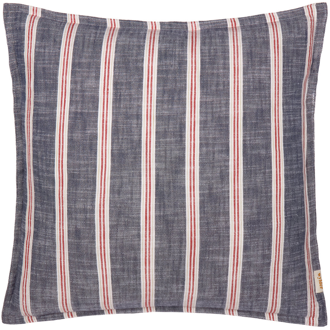 Asijah Striped Square Throw Cushion
