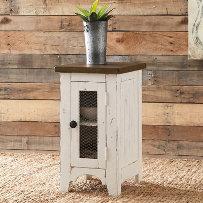 Table de bout avec rangement Hannah-Rosalie