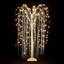 Artificial Lighted LED 47.24'' H White Willow Tree Decoration