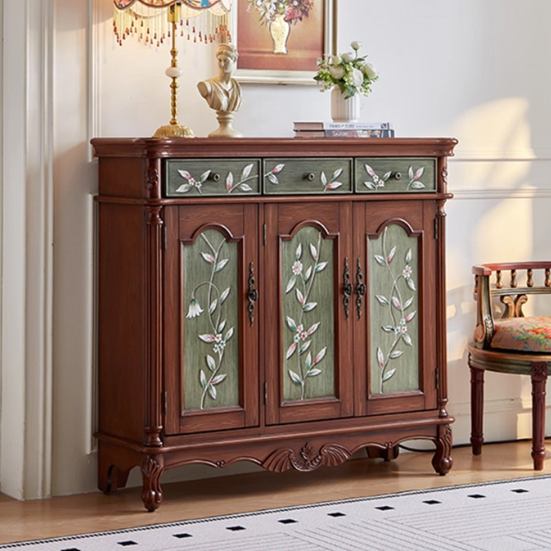 Banc de rangement en bois manufacturé brun