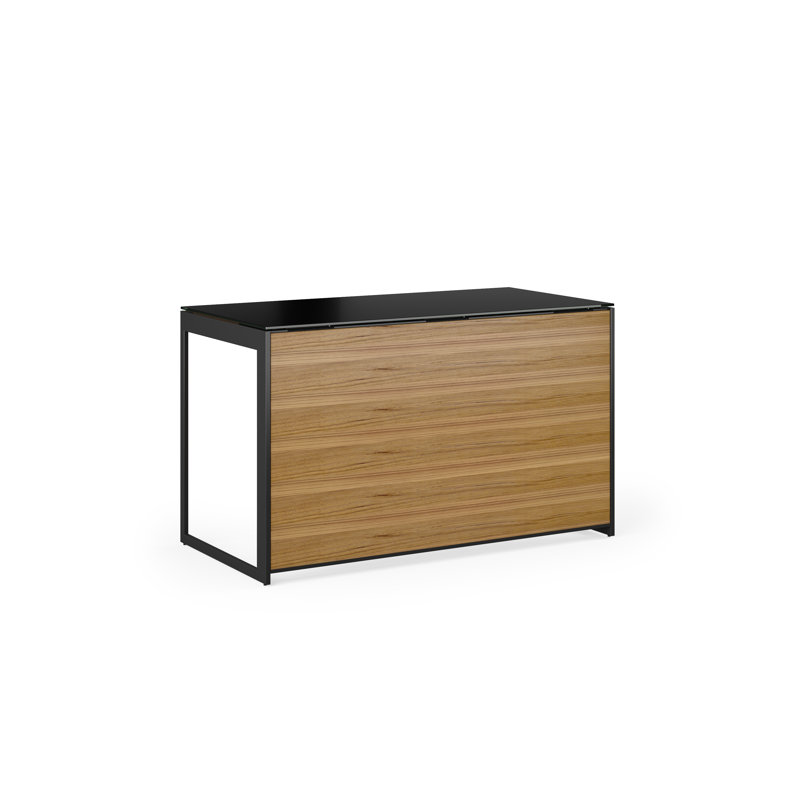 Sequel 20 1 Panel Desk Privacy Panel, Charcoal Stained Ash, 26.75" H x 46.5" W x 0.25" D