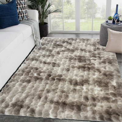 5X7 Thick Plush Shag Shaggy Rug Fluffy Soft Luxury Solid Color Carpet For Living Room, Bedroom, Office