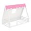 Lit simple au sol avec tente et lit en bois massif-1372897583-1372897556