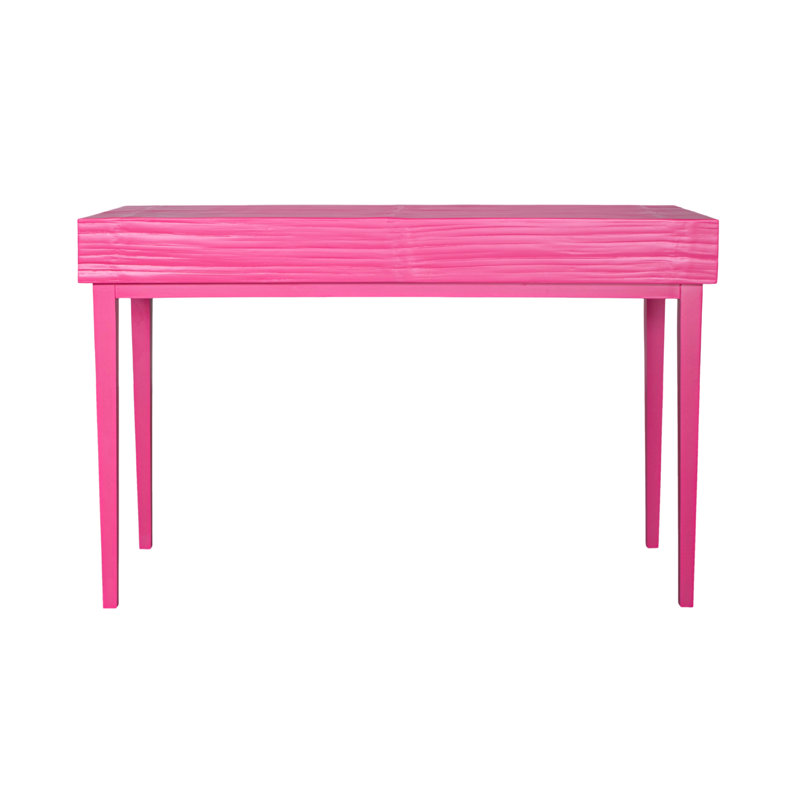Andros Writing Desk, Hot Pink