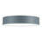 18'' Gray & White Modern LED Flush Mount Ceiling Light for Bedroom, Hallway, Entryway – Integrated LED Drum Shade Fixture-28304811-28304809