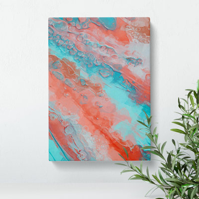 Missing You Abstract - Wrapped Canvas