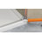 34" W x 76" H Pivot Frameless Shower Door with 5/16"(8mm) Clear Tempered Glass-110327791