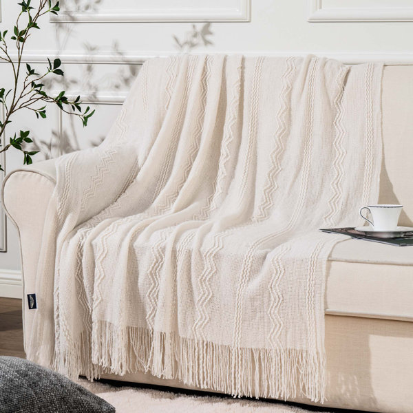 Highland Dunes Dickinson Woven Throw Blanket & Reviews | Wayfair