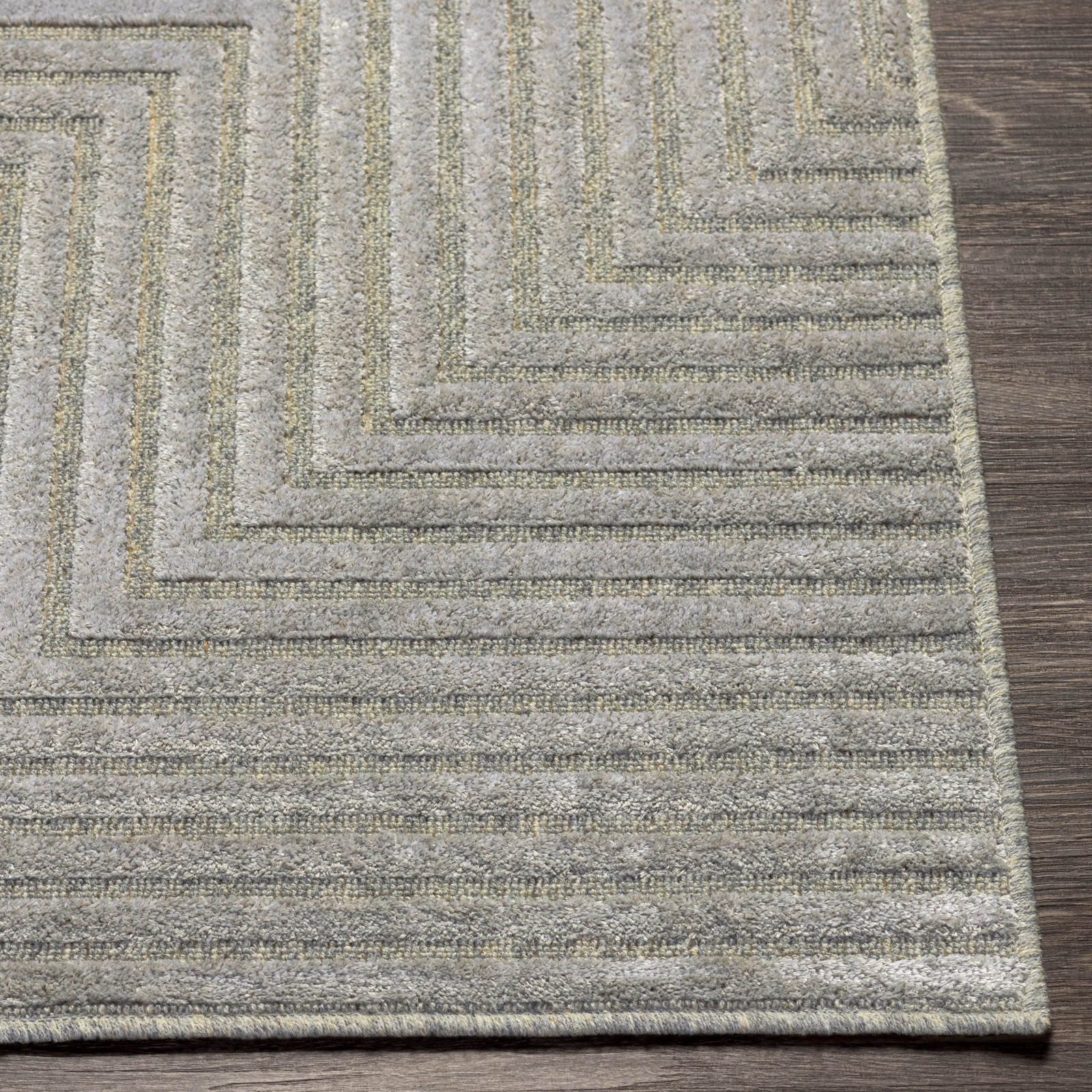 Balsham Geometric Rug, Rectangle 2' x 3'