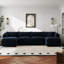 Canapé-lit en chenille moderne avec repose-pieds-1006864264-1006864265