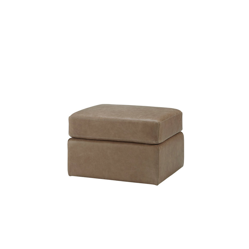 Repose Ottoman in Saddlebag Ale, Collins Celadon