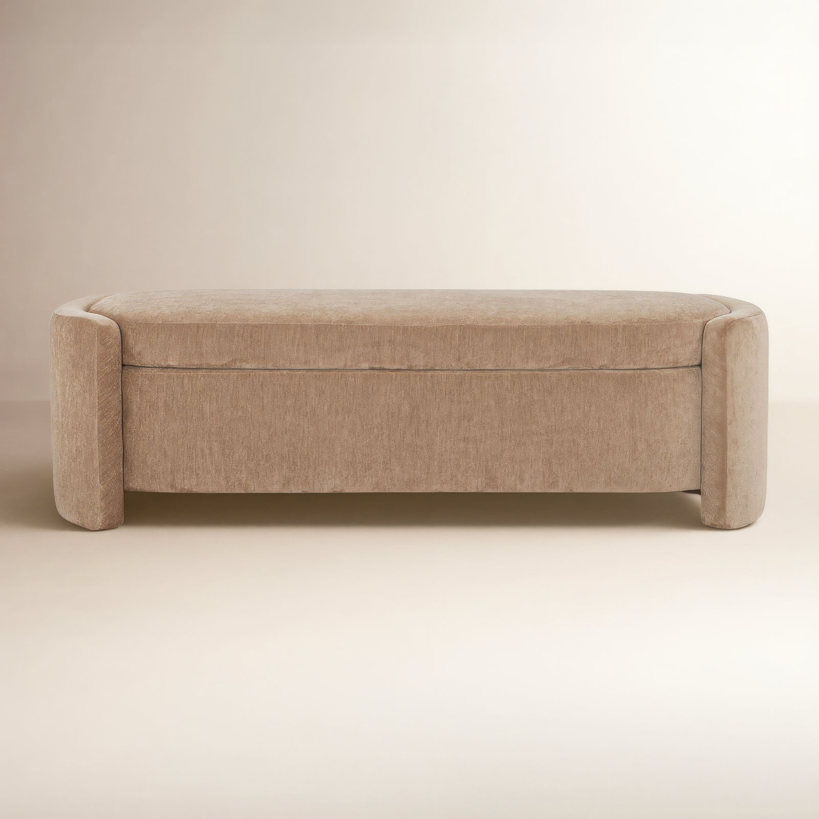 Mizel 62" Entryway Bench, Chocolate Performance Chenille