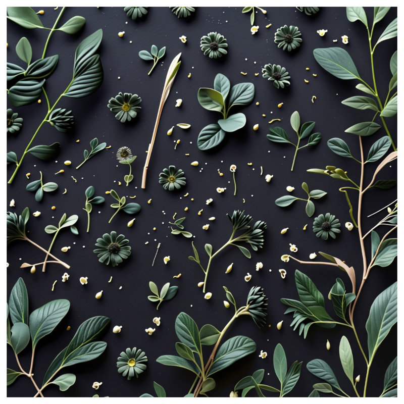 Décoration de salle de bain Greenery, 24in W x 17in L