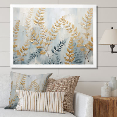 Golden Ferns Silent Gracefulness VII sur impression sur toile