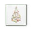 Collage de Noël, reproduction d’art textuel sur toile tendue-2072579652