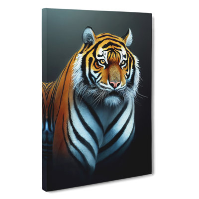 Striking Tiger No.2 - Wrapped Canvas