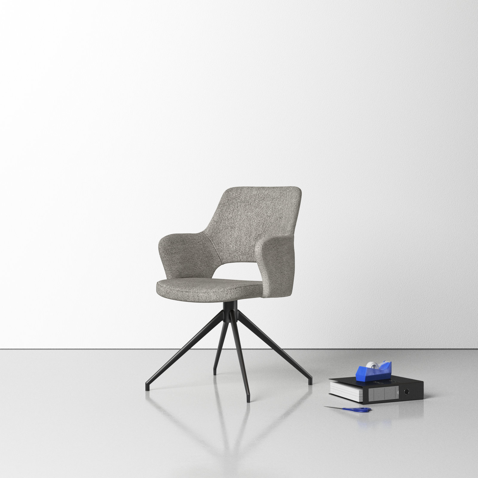 Shelter Office Chair, Light Gray