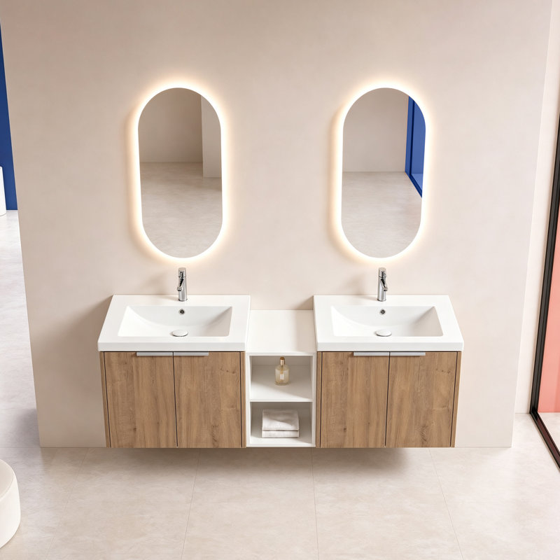 Meuble-lavabo flottant 60 "Unitas (RTA), 60"