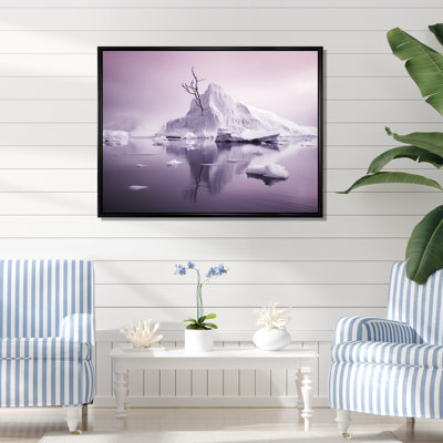 Pink Purple Iceberg Arctic Elegance
